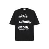 Capital Lettering Half T-Shirt