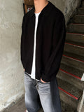 Diamond Fisherman Knit Zip-up