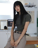 Rivet Pigment Crop Tee