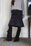 Rudy slit ribbon leggings
