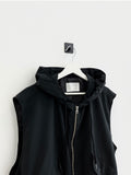 KIKO hooded vest (ZIP-UP)