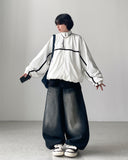 Tom Brush Balloon Wide Denim
