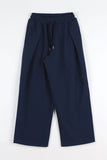 Folding line wide pants