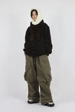 Work cotton cargo pants