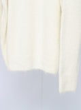 Lauren Lettering Embroidery Knit
