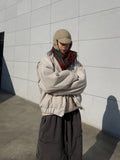 Cotton Waffle Round Knit
