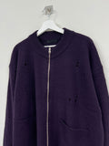 Damage Zip-up Knit
