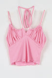 Tie Shirring Sleeveless