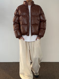 Golden pleated balloon banding pants