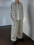 Linen Check Texture Shirt