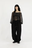 Miya chiffon flower blouse