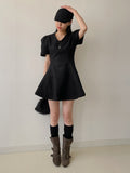 Annika Puff Flare Mini One Piece