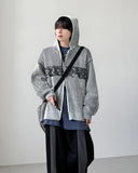 Lopian Knit Hood Zip-Up