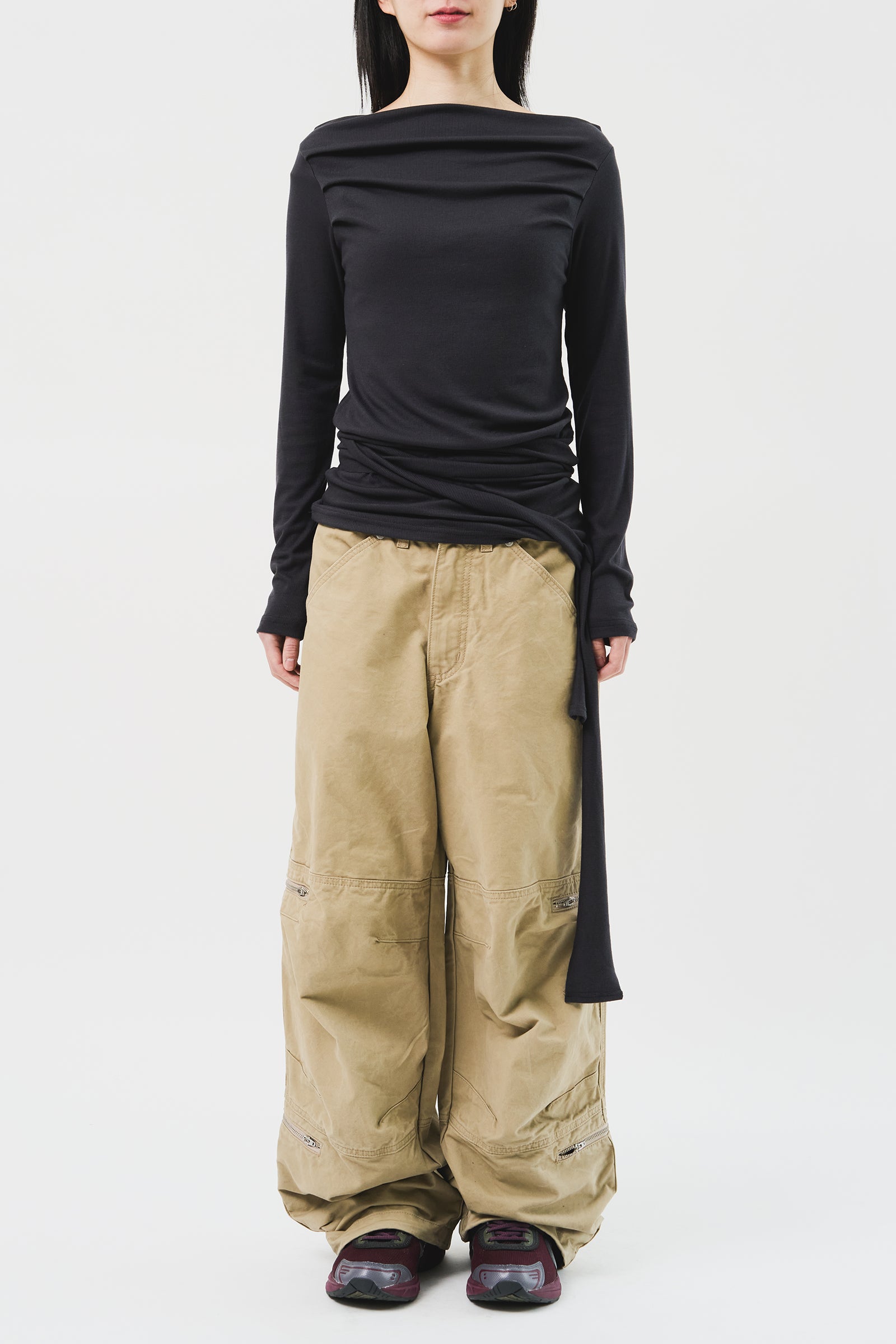 HI FI FNK(ハイファイファンク) - バウトダブルジッパーパンツ