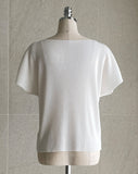 Mier Pleated T-Blouse