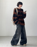 Naughty Double Knee Wide Denim