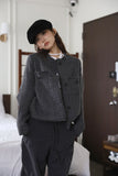 Bling tweed thin jacket