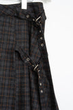 (W) Rier Checked Wool Skirt