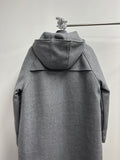 Wool Hood Duffle Long Coat