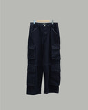 Double pocket washed denim pants