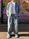 Tuck Medium Washed Denim JK