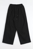 Folding line wide pants