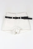 Span belt short pants