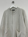 Damage Zip-up Knit