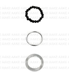 [4-SET] PETAL OBJECT RING