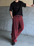 Crazy Dying Red Denim