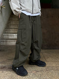 Nylon Cozy Cargo Pants