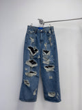 Vintage Badly Ruined Jeans