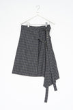 (W) Rier Checked Wool Skirt