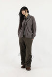 Ruffle overfit cardigan