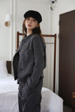 Bling tweed thin jacket