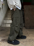 Nylon Cozy Cargo Pants