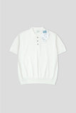 Three linen collar knit