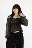 Miya chiffon flower blouse