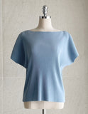 Mier Pleated T-Blouse