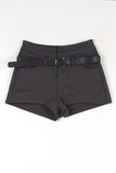 Span belt short pants