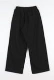 Folding line wide pants