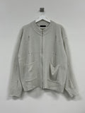 Damage Zip-up Knit