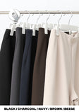 High-Waist Banding Slacks Pants