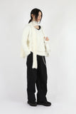 Wide ball leg denim