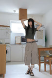 Rivet Pigment Crop Tee