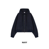 Millie Crop Short Hood Zip-Up