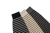 Tibber Stripe Knit Hood Zip-up