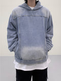 Elder Washed Denim Hood Anorak