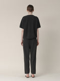 [Premium] Bird Whole Garment Short Sleeve Knit