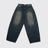 Double Knee Walk Carpenter Balloon Denim